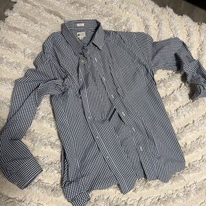Men's Blue Checkered Shirt